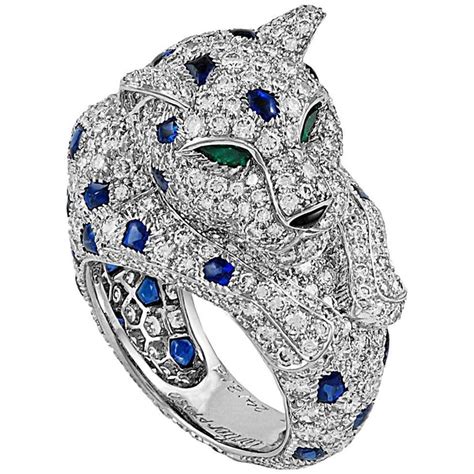 cartier nail ring diamonds|cartier jaguar ring diamonds.